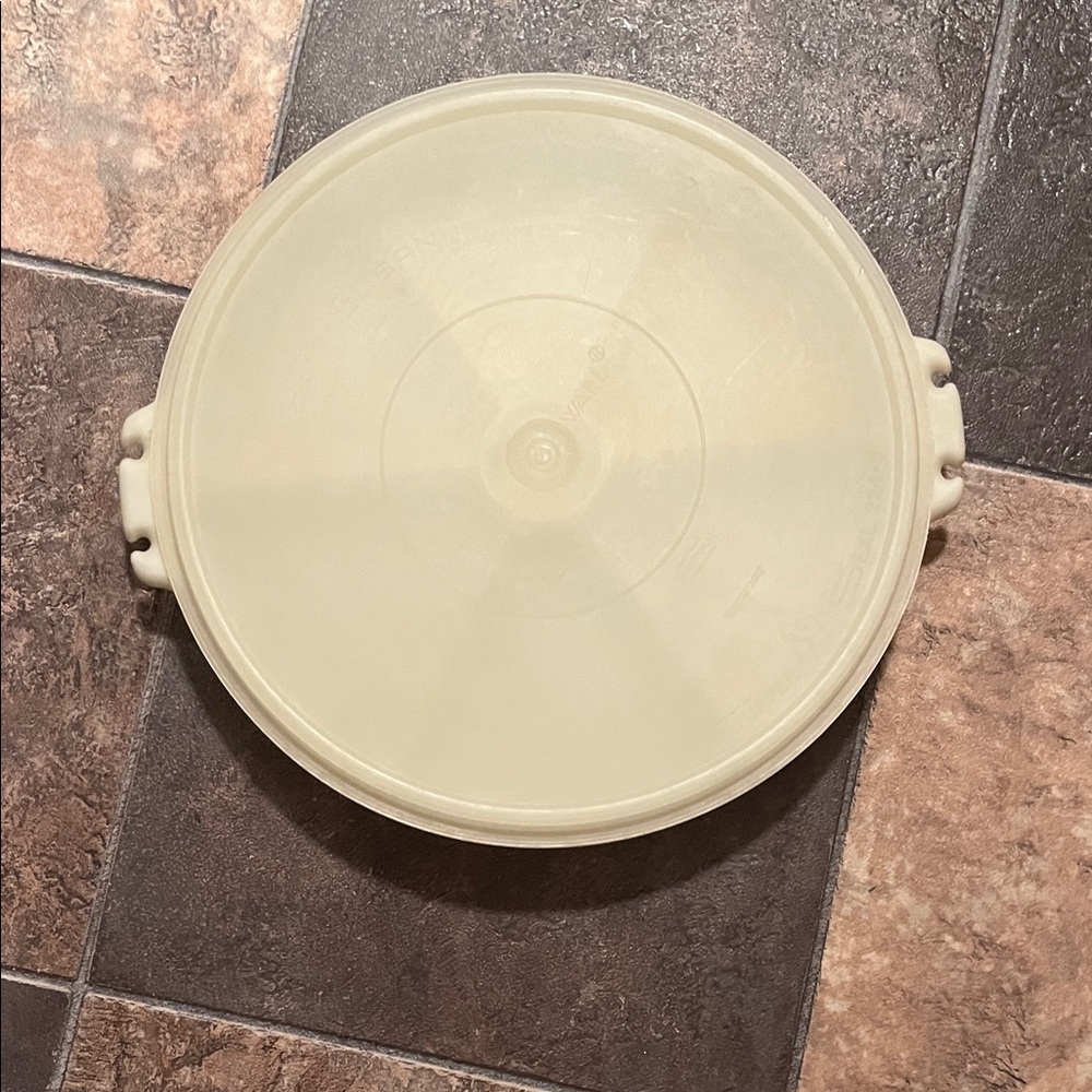 Vintage Tupperware relish tray Round  Storage Container